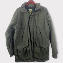 Cabela’s Dry Plus Jacket Rain Resistant Utility Coat Army Green Warm Size Large - £84.34 GBP