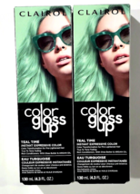 2 Pack Clairol Color Gloss Up Teal Time Instant Expressive Color - £17.52 GBP
