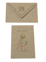 1994 Precious Moments Birthday Greeting Card &amp; Envelope Ambassador Flora... - $7.92