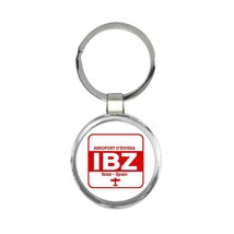 Spain Aeroport d&#39;Eivissa Ibiza IBZ : Gift Keychain Travel Airline Pilot AIRPORT - £6.48 GBP
