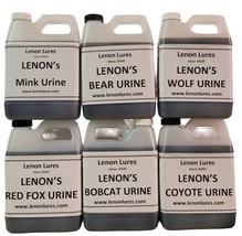 Lenon&#39;s Urine Choose Bear, Bobcat, Coyote, Mink, Fox, Wolf - 4 oz to Gallon Size - £6.25 GBP+