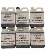 Lenon's Urine Choose Bear, Bobcat, Coyote, Mink, Fox, Wolf - 4 oz to Gallon Size - $8.00 - $99.00
