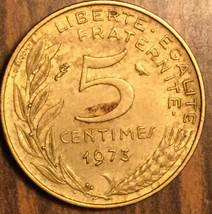 1973 France 5 Centimes Coin - £0.96 GBP