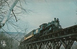Green Mountain Railway Number 89 Near Ludlow Vermont 1966 Postcard - $4.79