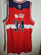 Adidas Swingman NBA Jersey Washington Wizards McGee Red sz 2X - £39.10 GBP