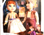 Disney Frozen II Anna &amp; Kristoff Gift Set 13.5 Inch Tall Dolls - $72.99