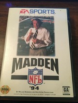 Madden NFL &#39;94 (Sega Genesis, 1993): GAME AND CASE: NFL: Football: Retro Vintage - £7.77 GBP
