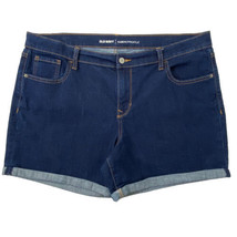 Old Navy Curvy Profile Blue Jean Shorts Womens size 16 Reg Booty Mid Ris... - £17.95 GBP