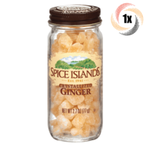 1x Jar Spice Islands Crystallized Ginger Seasoning | 2.7oz | Fast Shipping - £15.81 GBP