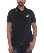 Men&#39;s Black Version Couture Polo Button Down Shirt (L) - £27.14 GBP