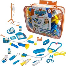 Skoolzy Toy Doctor Kit for Kids Hospital Pretend Play Set - 27 pc - £19.65 GBP