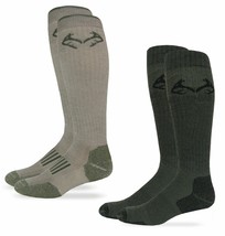 Realtree Mens 80% Merino Wool &amp; Wick Elimishield Tall Boot Sock System 2... - $394.00 MXN