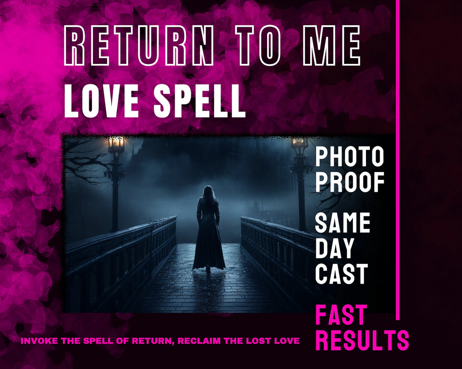 Return To Me Love Spell Same Day Cast, Come Back Binding Love Spell, Fas... - £287.71 GBP