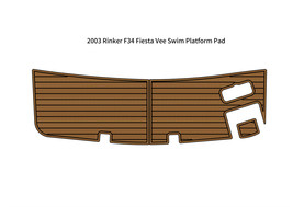 2003 Rinker F34 Fiesta Vee Swim Platform Boat EVA Foam Teak Deck Floor Pad Mat - £364.15 GBP