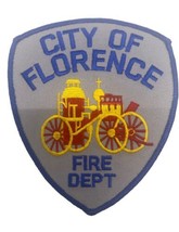 City of Florence Fire Department Patch Embroidered Vintage NOS - £7.78 GBP
