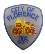 City of Florence Fire Department Patch Embroidered Vintage NOS - £7.78 GBP