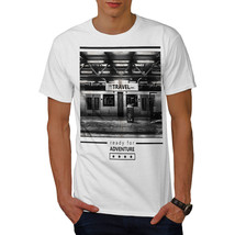 Wellcoda Travel Adventure Mens T-shirt, Travel Graphic Design Printed Tee - £14.53 GBP+