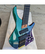Chameleon Color Fan Fretted 5 Strings Headless Electric Bass  HG818 - $378.00