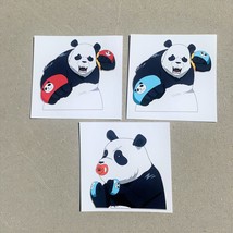 Panda jujutsu Kaisen We Bare Bears Cartoon network Anime Car Sticker Kawaii - £5.18 GBP+