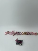Collection OF Breast Cancer Awareness  Lapel Pins 8 PINS - $92.82 MXN