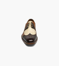 Stacy Adams Gallinari Wingtip Lace Up Leather Shoes Brown Multi 25660-249 image 3