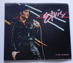Elvis Presley 12 Month Calendar 1991 Complete - £7.49 GBP