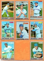 1969 1970 Topps Chicago Cubs Team Lot 10 Ron Santo Leo Durocher Don Kessinger ! - £5.53 GBP