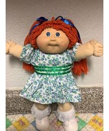 Vintage Cabbage Patch Kid Girl Red Hair Blue Eyes Head Mold #3 OK Factor... - $245.00