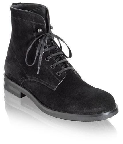 NEW Handmade Men black suede leather boot, Men black biker boots, Mens black boo