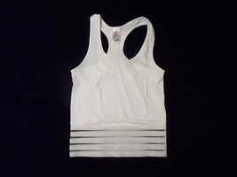 Women T Back Gauze bottom Athletic T Shirt Slim Midriff Baring White Top... - £15.51 GBP