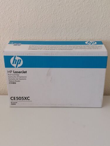 HP 05X (CE505XC) LaserJet Black Print Toner Cartridge P2055 New Factory Sealed - $50.49