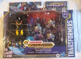 New Sealed Transformers Cyberverse Sharkticons Cybertronian Villains Toy - £23.38 GBP