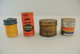 Lot of 4 Vintage Tins Kodak CNS Rapid Sunbeam Shavemaster Burnley Paste ... - £16.51 GBP
