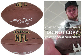 Sam Darnold SF 49ers Jets USC Trojans signed NFL football proof COA autographed - £132.20 GBP