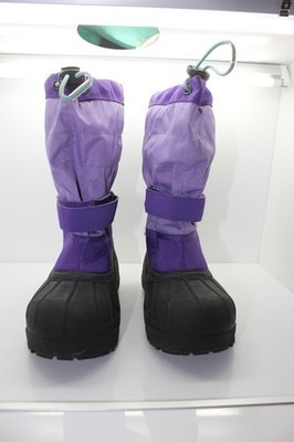 Columbia Powderbug Plus II Boots in Emperor, Paisley Purple Youth Size 3 Item image 7