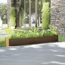  Planter Honey brown Solid pine wood Large Stackable Planter - $3,090.75 MXN