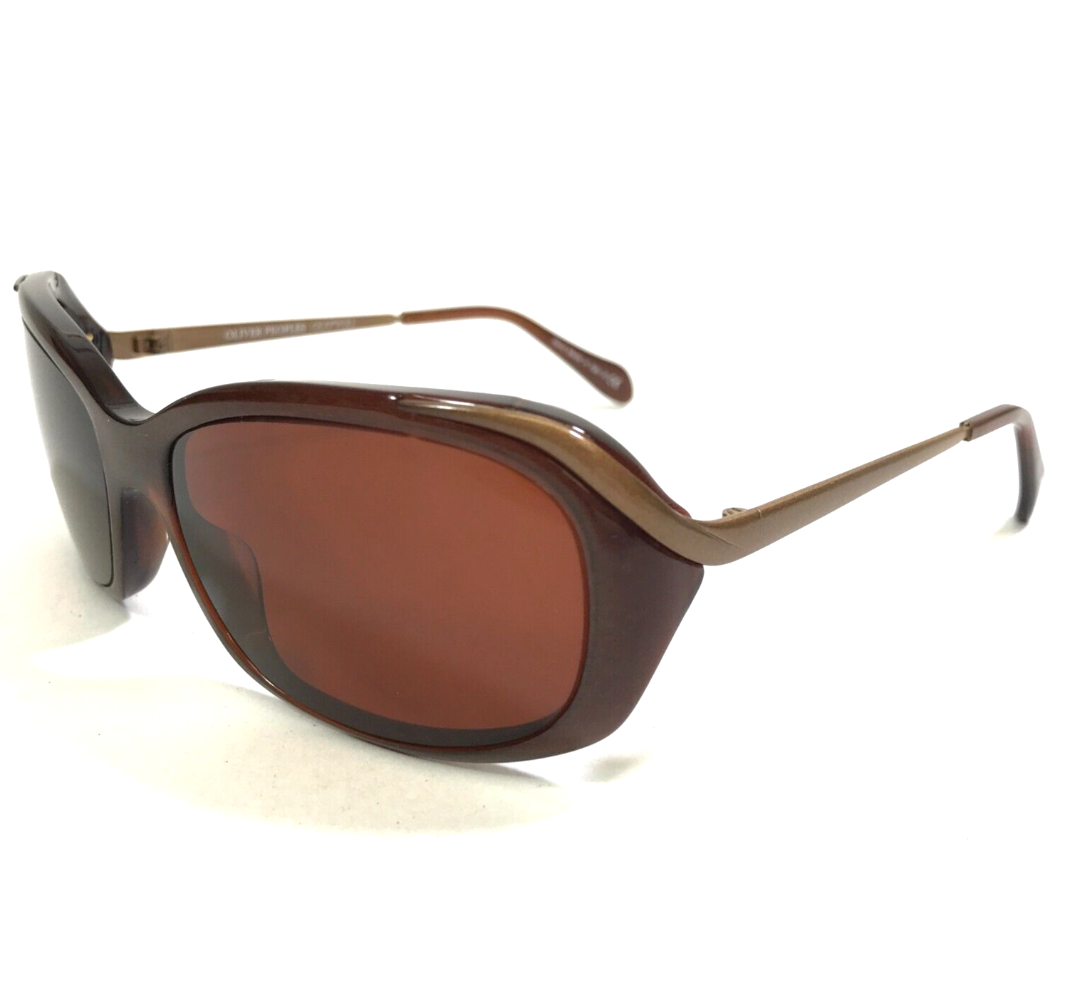 Primary image for Oliver Peoples Sunglasses OV5111S 1059/13 Caressa Brown Square with brown Lenses