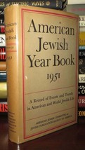 Fine, Morris American Jewish Year Book [YEARBOOK]1951 Volume 52 1st Edition 1st - $89.71