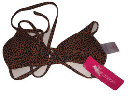 Xhilaration Leopard Print Size XS Swimsuit Top - £6.37 GBP