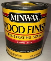 Minwax Wood Finish Semi-Transparent Ebony Oil-Based oil Stain 1 qt - £39.55 GBP