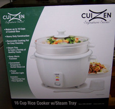 Cuizen 16 Cup Rice Cooker w/ Steam Tray - CRC-2016ST - Nib! - £23.97 GBP
