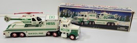 P) 1995 Hess Toy Truck and Helicopter Christmas Collectible - $184.88 MXN
