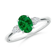 Authenticity Guarantee

ANGARA 0.76 Ct Lab-Grown Emerald &amp; Diamond 3-Stone En... - £734.88 GBP