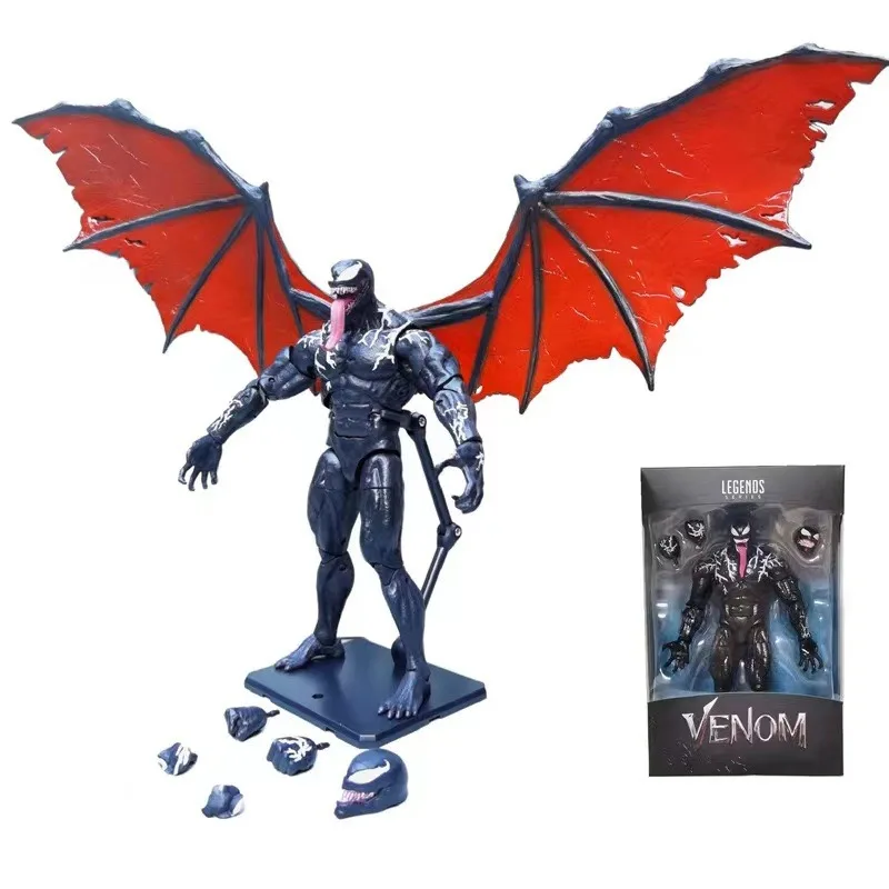 Marvel Legends Series double wings Venom Double suit 7 inch Joint mobility Anime - £32.26 GBP+