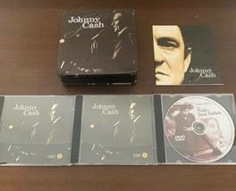 2006 Johnny Cash Collectible Tin CD DVD 3 Disc Set - £9.49 GBP