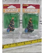 Miniature, Lemax Christmas Village Tree #92743 New  Lot of 2 Dollhouse - $12.99