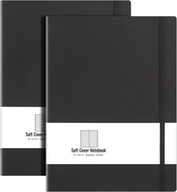 AHGXG B5 College Ruled Notebook Softcover Journals(2-Pack) Large Composi... - $29.91