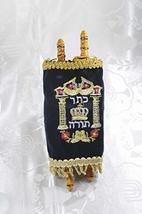 Small Hebrew Sefer Torah Scroll Book Jewish Israel Holy Bible  - £20.82 GBP