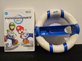 Nintendo Wii Mario Kart (2008/ CIB) &amp; Nerf Steering Wheel! - £26.46 GBP