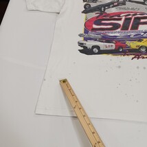 Vintage 1994 Fruit of the Loom TEAM SIR RACEWAY Men's XL White Graphic T Shirt image 5
